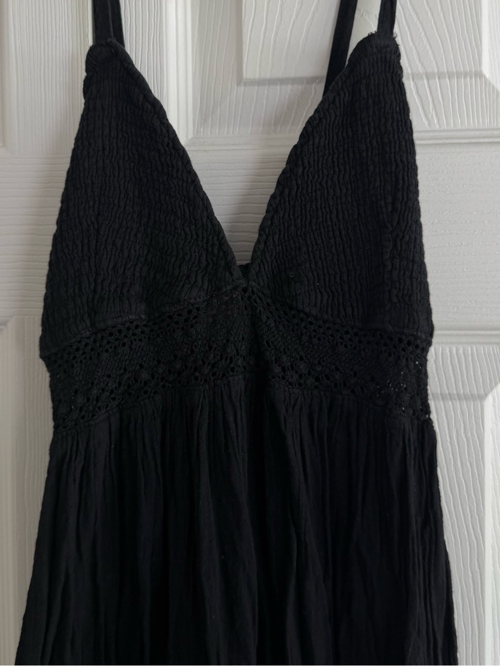 BLANCO BY NATURE Black Maxi Dress with Spaghetti Straps - Picture 2 of 2